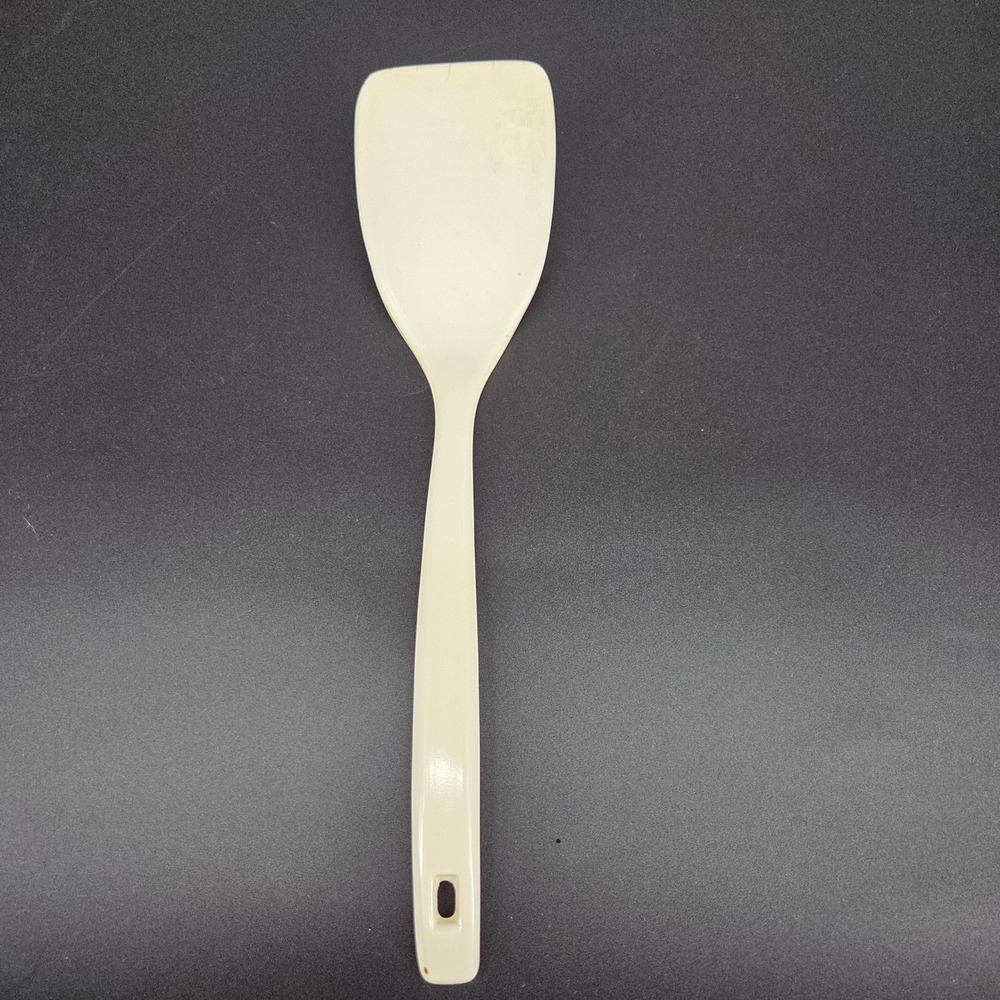 Vintage Melamine Spatula Turner Cream Off White Kitchen Utensil Taiwan CG-79